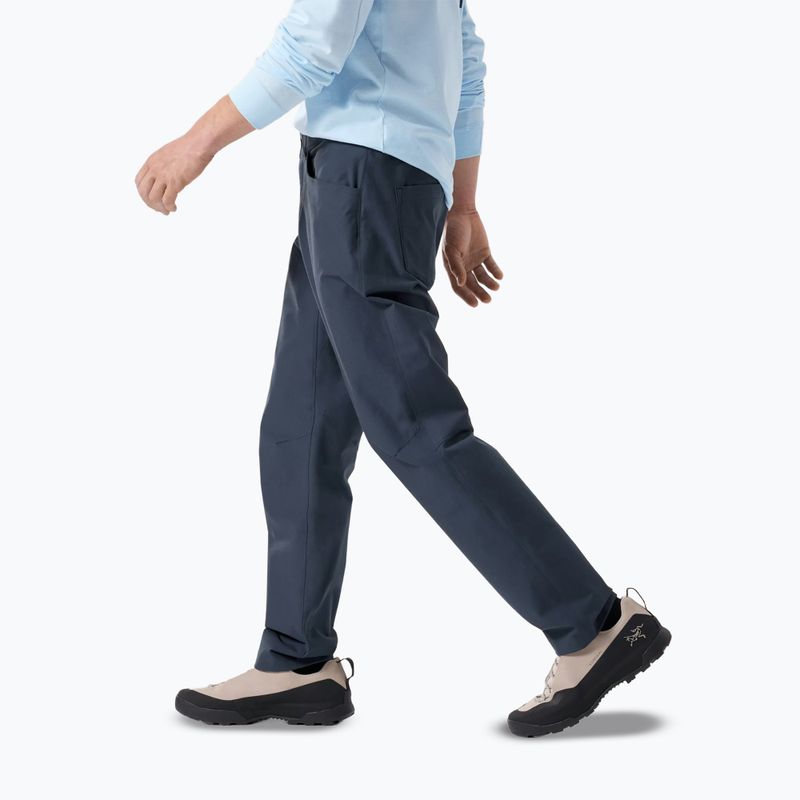 Штани трекінгові чоловічі Arcteryx Kragg Cotton black sapphire 4