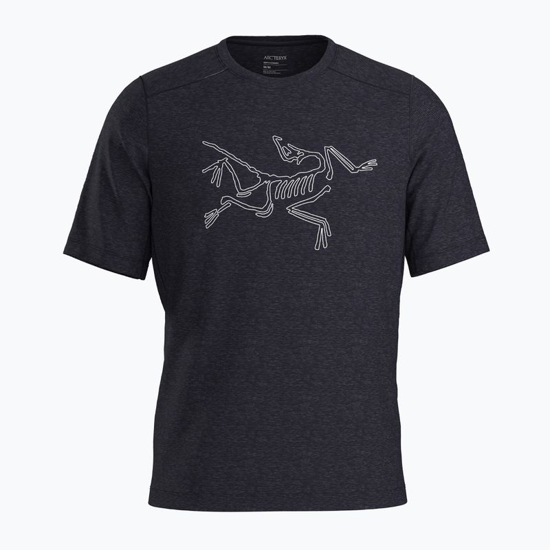 Чоловіча футболка Arc'teryx Cormac Logo SS з чорного вересу