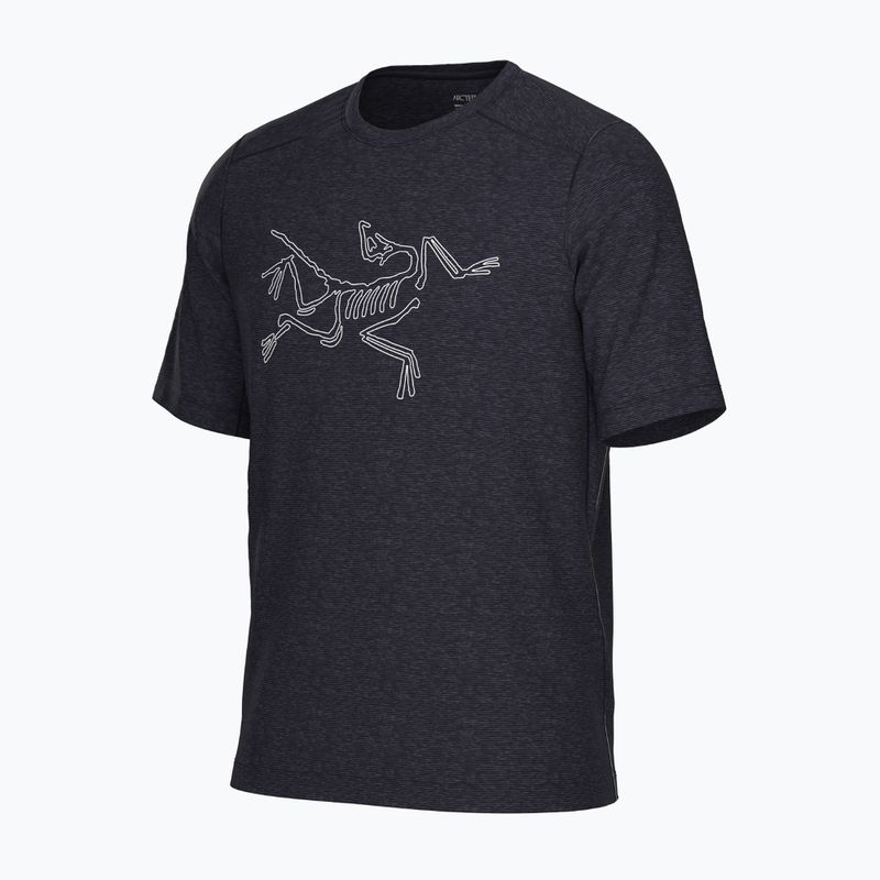 Чоловіча футболка Arc'teryx Cormac Logo SS з чорного вересу 3