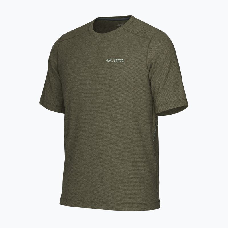 Футболка трекінгова чоловіча Arc'teryx Cormac Arc'bird Logo tatsu heather / stone green 3