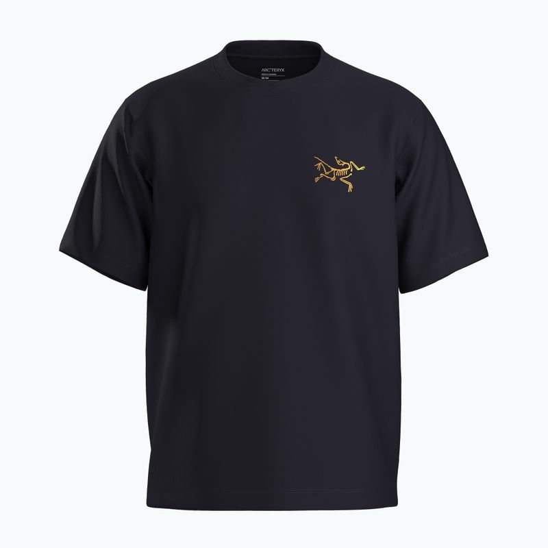 Футболка чоловіча Arcteryx Kragg Cotton Logo 24k black