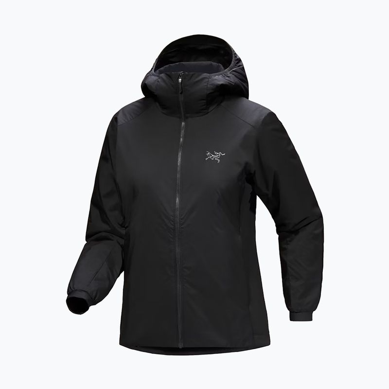 Жіноча утеплена куртка Arc'teryx Atom Hoody чорна 5