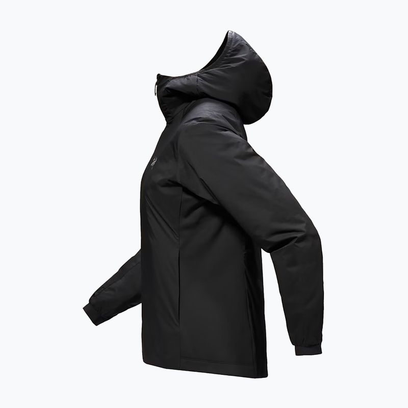 Жіноча утеплена куртка Arc'teryx Atom Hoody чорна 6