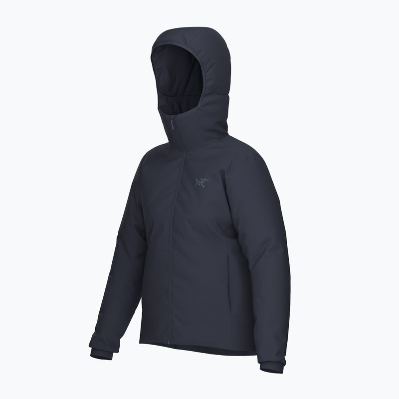 Жіноча утеплена куртка Arc'teryx Atom Hoody чорний сапфір 3
