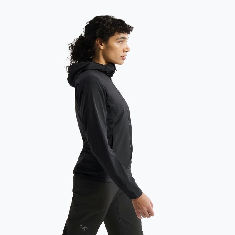 Куртка дощовик жіноча Arc'teryx Atom SL Hoody black 4