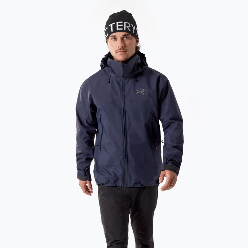 Чоловіча дощовикова куртка Arc'teryx Beta AR чорний сапфір