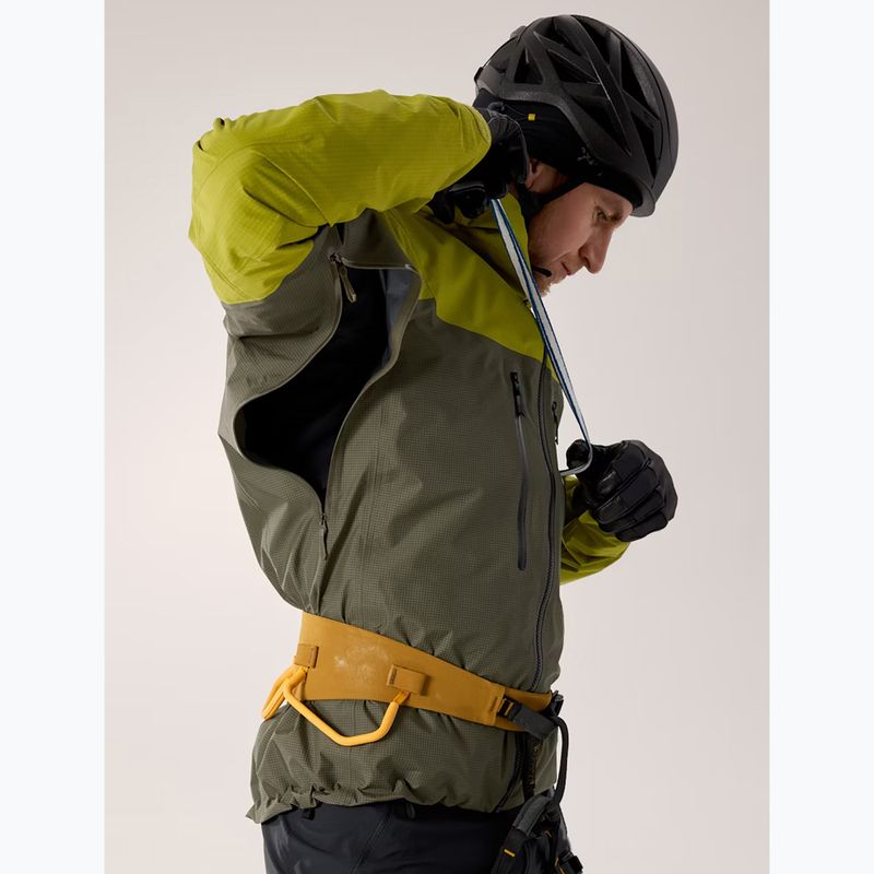 Чоловіча дощовик Arc'teryx Alpha olive moss/tatsu 11