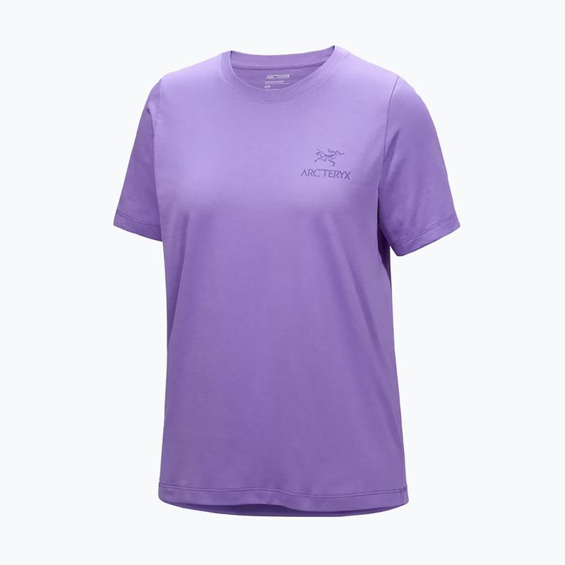 Жіноча футболка Arc'teryx Kragg Sl Cotton Emblem Crew aster 6
