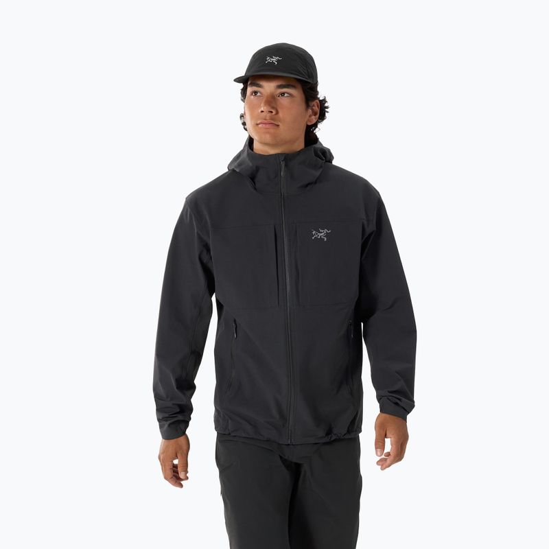 Кофта трекінгова чоловіча Arcteryx Gamma Hoody black