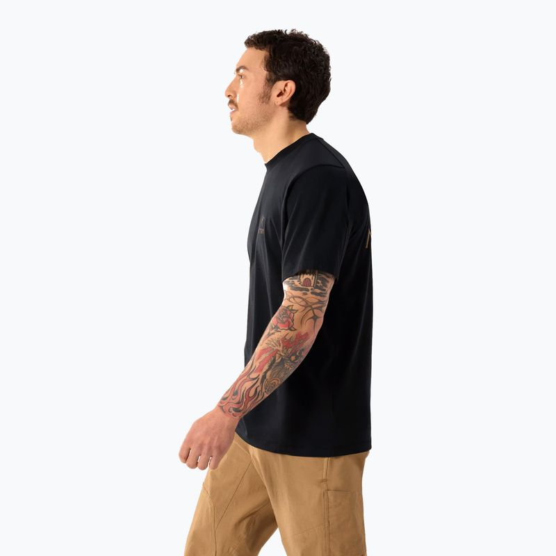 Футболка чоловіча Arc'teryx Kragg Sl Cotton Bird Word 24k black 3