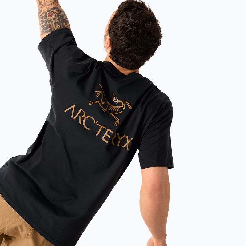 Футболка чоловіча Arc'teryx Kragg Sl Cotton Bird Word 24k black 4