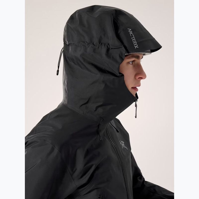 Куртка дощовик чоловіча Arc'teryx Beta SL black 4