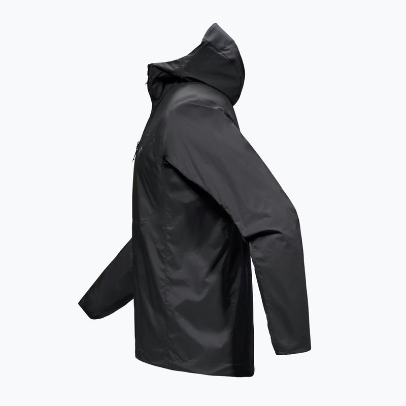 Куртка вітрозахисна чоловіча  Arcteryx Squamish Hoody black 10
