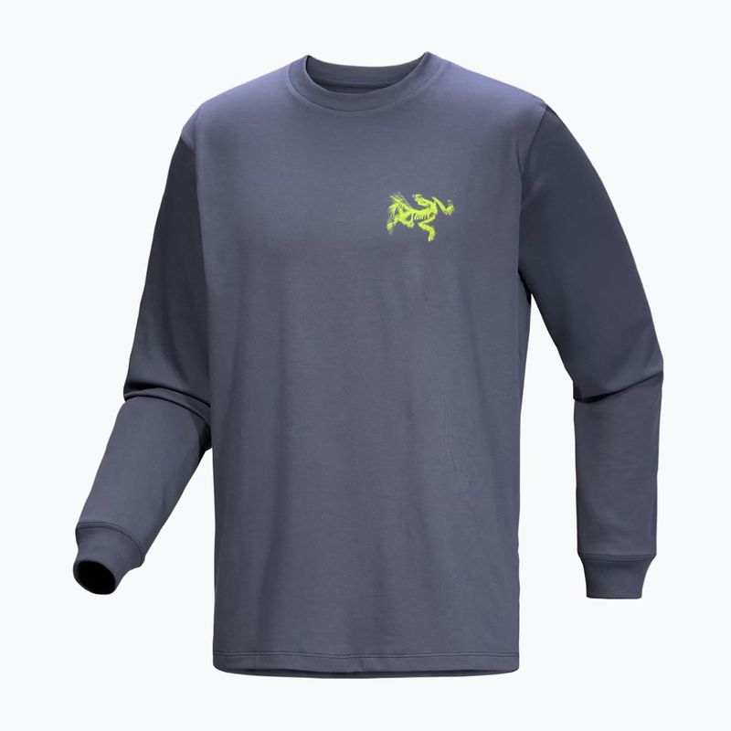 Лонгслів чоловічий Arcteryx Kragg SL Cotton Bird Tile dark stratus/euphoria 5