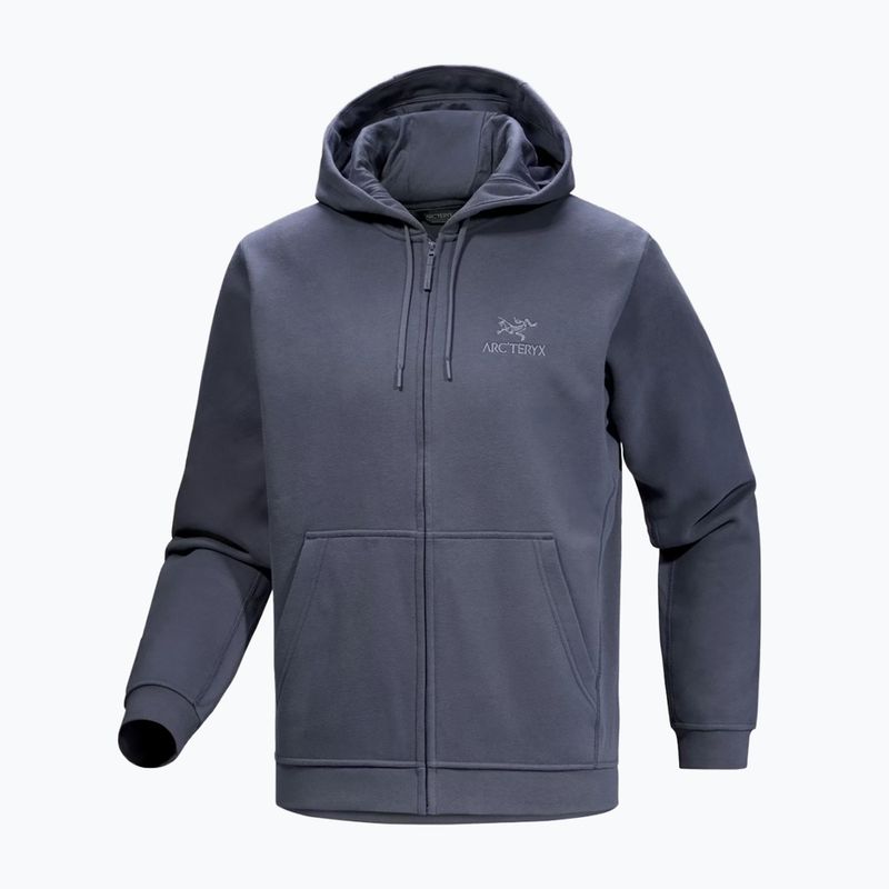Чоловіча трекінгова флісова кофта Arcteryx Emblem Fleece Full-Zip Hoody dark stratus 6