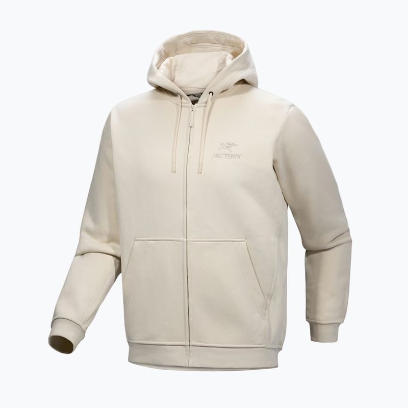 Чоловіча трекінгова флісова кофта Arc'teryx Emblem Fleece Full-Zip Hoody sea salt 7