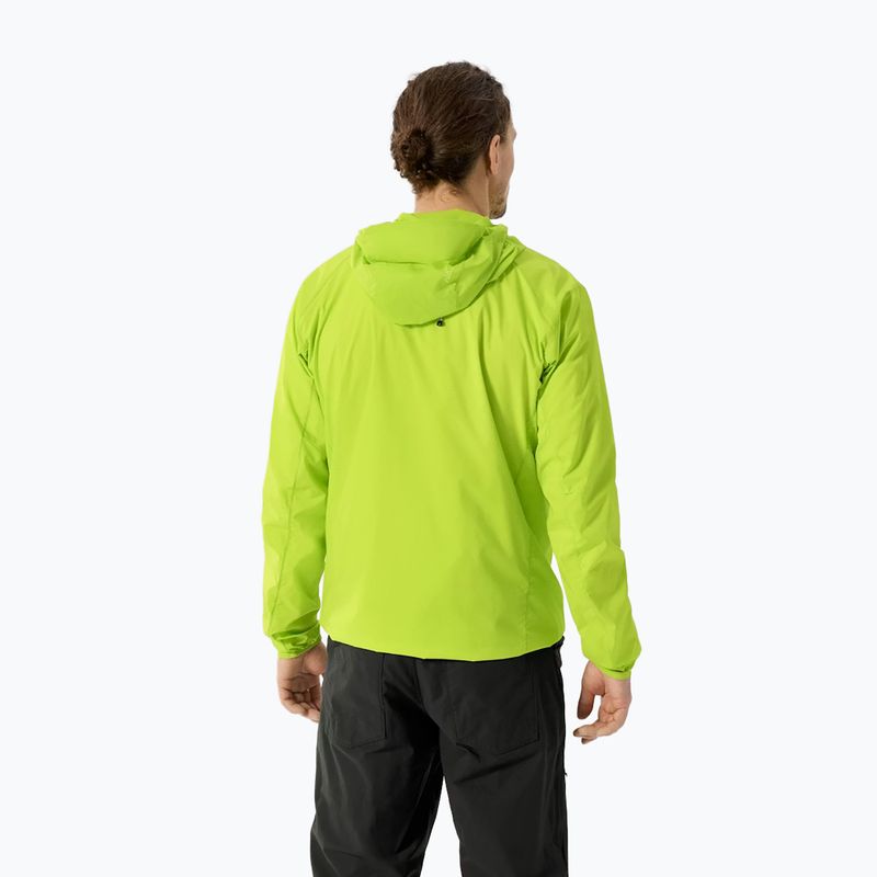 Куртка вітрозахисна чоловіча  Arcteryx Squamish Hoody mantis 3