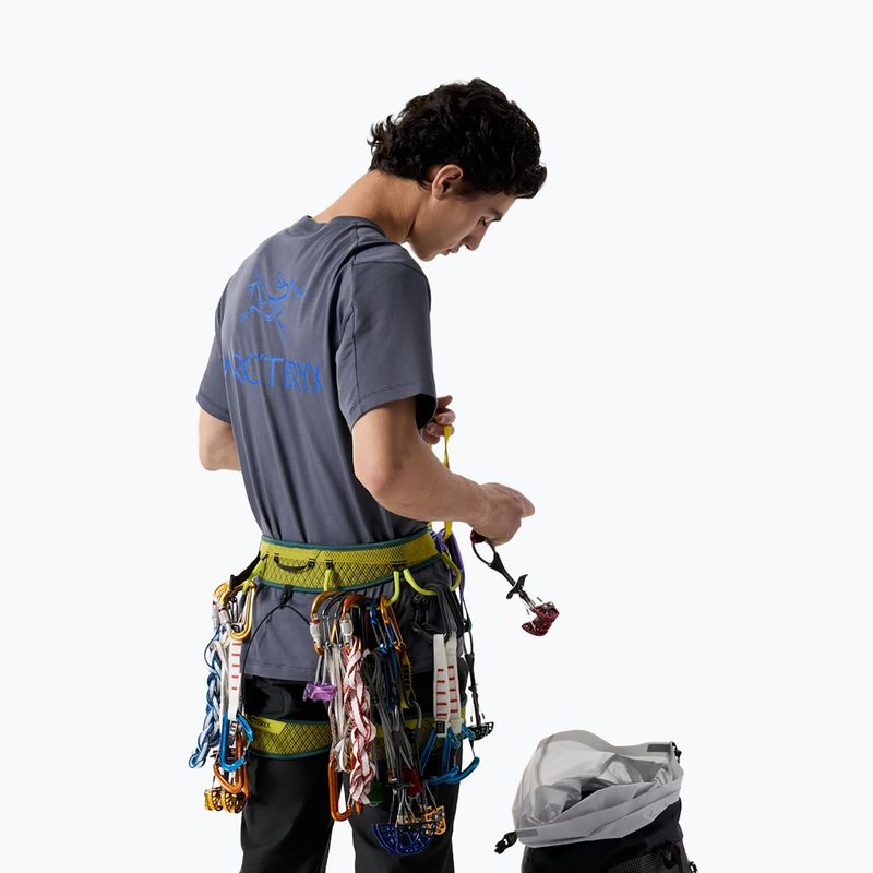 Футболка чоловіча Arc'teryx Kragg Sl Cotton Bird Word dk stratus/fluidity 5