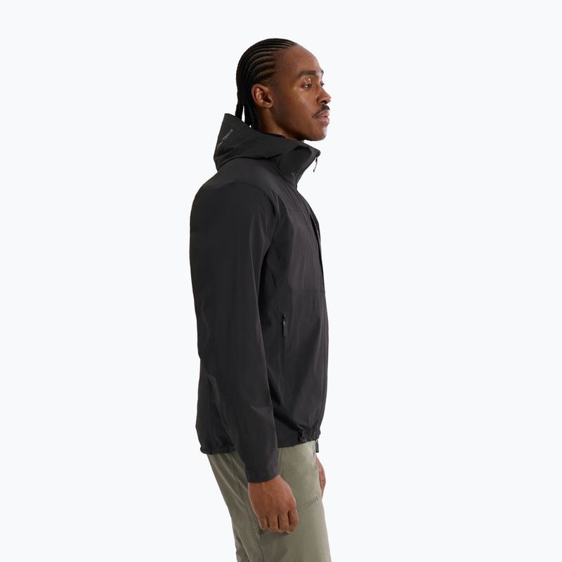 Куртка софтшелл чоловіча Arcteryx Gamma Lightweight Hoody black 4