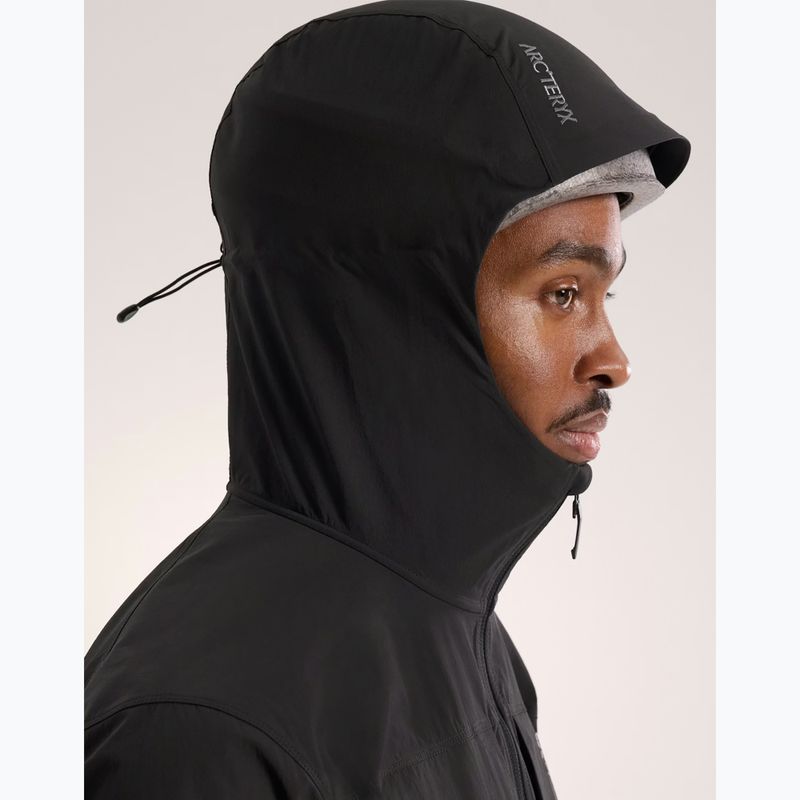 Куртка софтшелл чоловіча Arcteryx Gamma Lightweight Hoody black 5