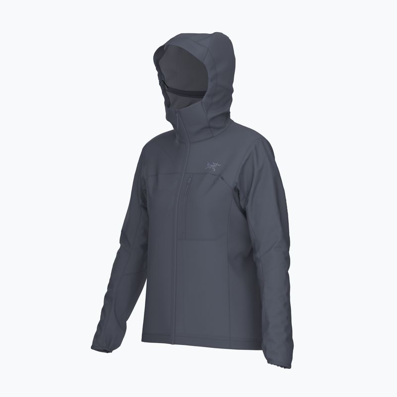 Куртка вітрозахисна жіноча Arc'Teryx Squamish Hoody dark stratus 3