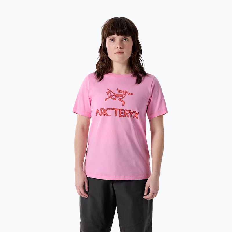 Футболка жіноча Arcteryx Kragg SL Cotton Heatmap Crew pineberry