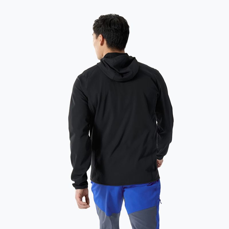 Кофта флісова чоловіча Arcteryx Delta Hoody black sapphire 3