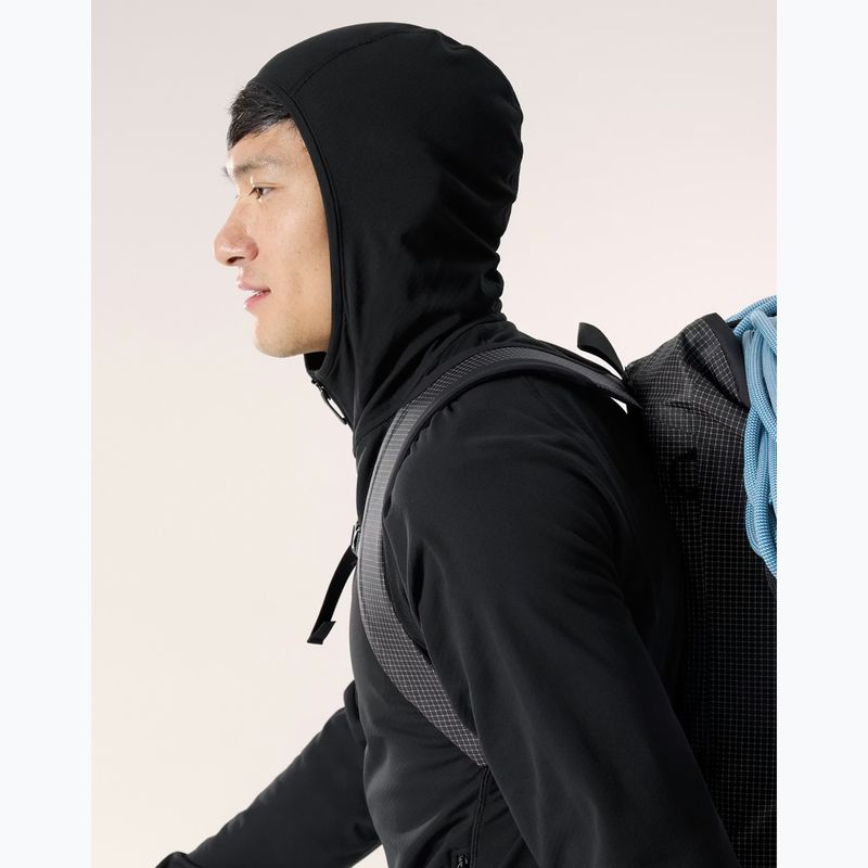 Кофта флісова чоловіча Arc'Teryx Delta Hoody black sapphire 5