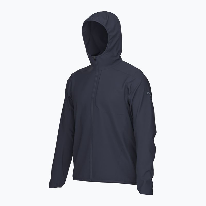 Кофта трекінгова чоловіча  Arcteryx Sima Hoody black sapphire 2
