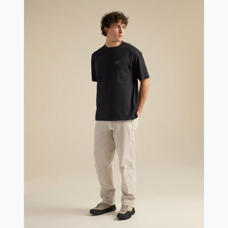 Футболка чоловіча Arcteryx Kragg Cotton Emblem Crew SS black 2