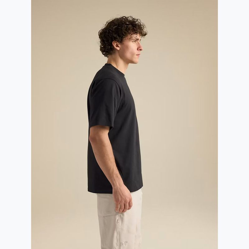 Футболка чоловіча Arcteryx Kragg Cotton Emblem Crew SS black 4