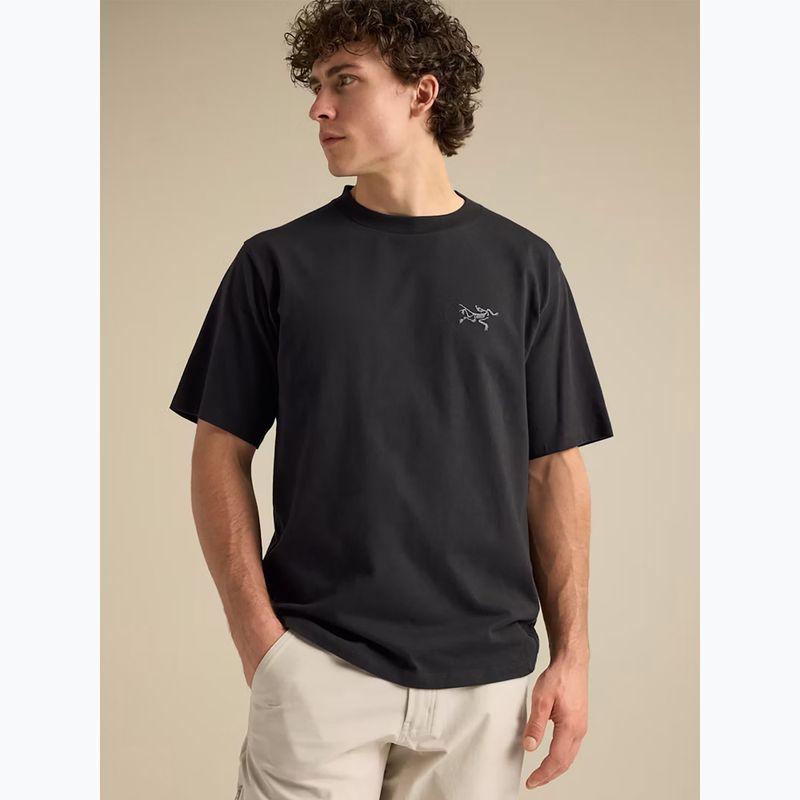 Футболка чоловіча Arcteryx Kragg Cotton Emblem Crew SS black 5