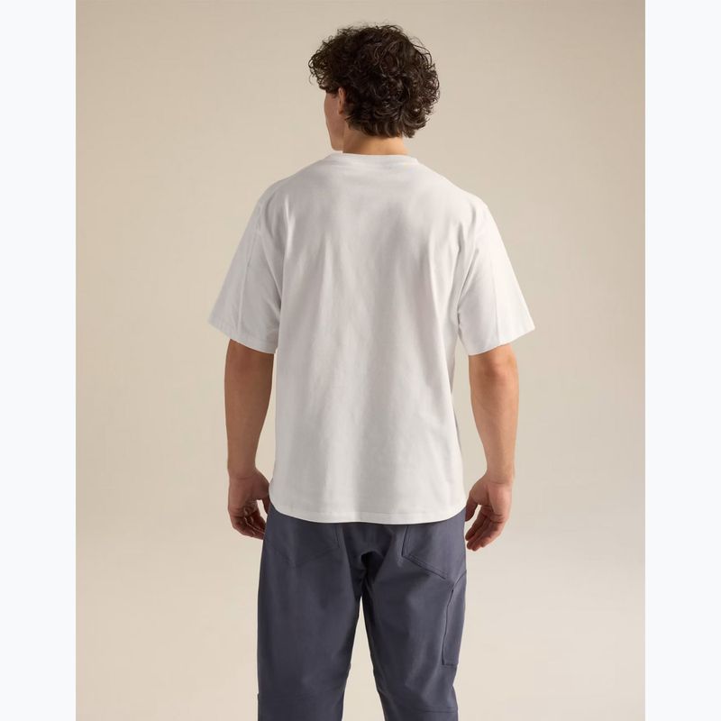 Футболка чоловіча Arcteryx Kragg Cotton Emblem Crew SS white light 3