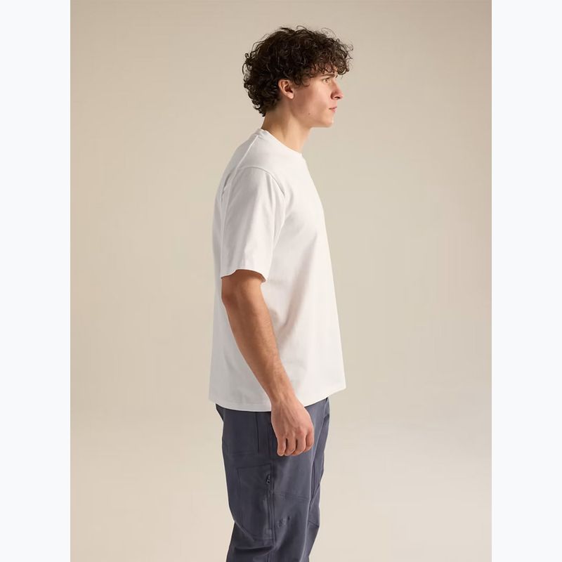 Футболка чоловіча Arcteryx Kragg Cotton Emblem Crew SS white light 5