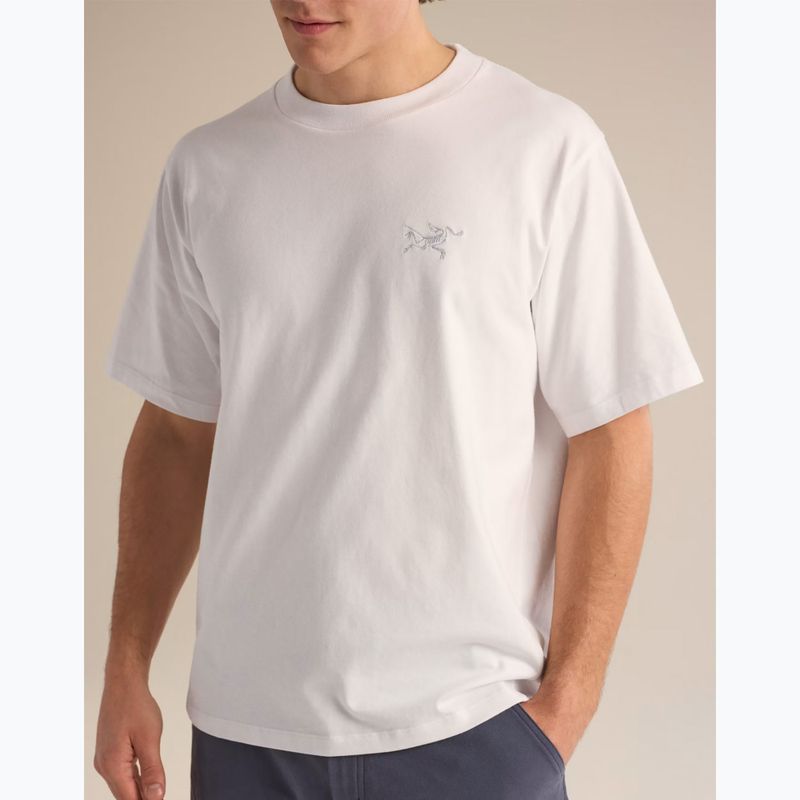 Футболка чоловіча Arcteryx Kragg Cotton Emblem Crew SS white light 6