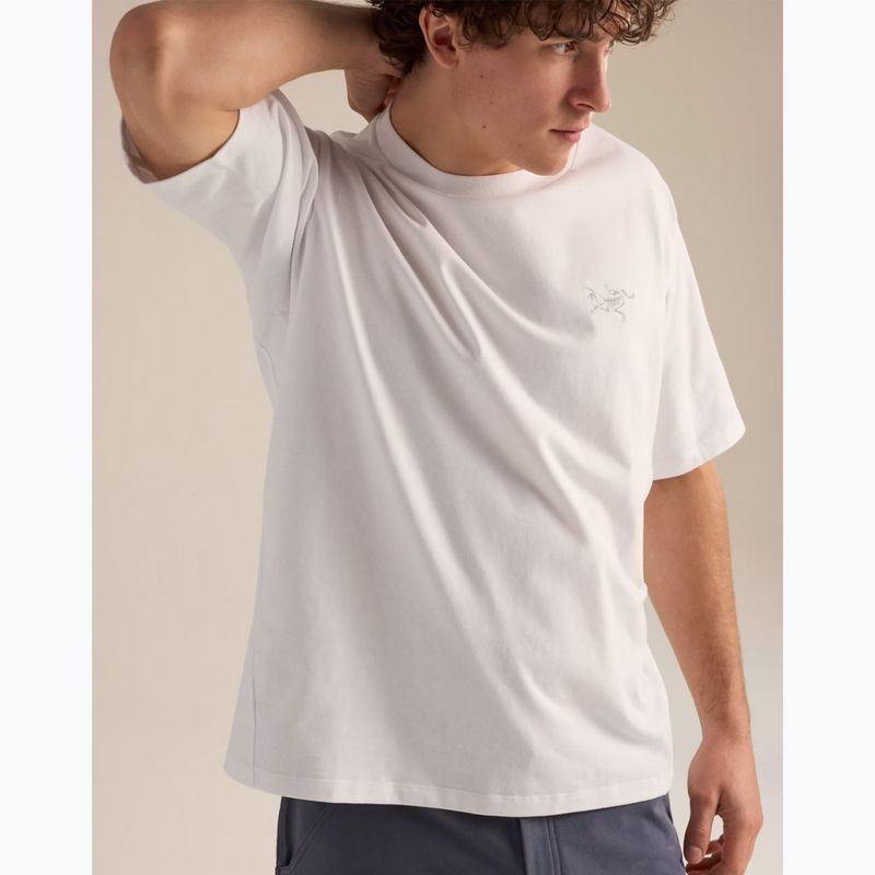 Футболка чоловіча Arcteryx Kragg Cotton Emblem Crew SS white light 7