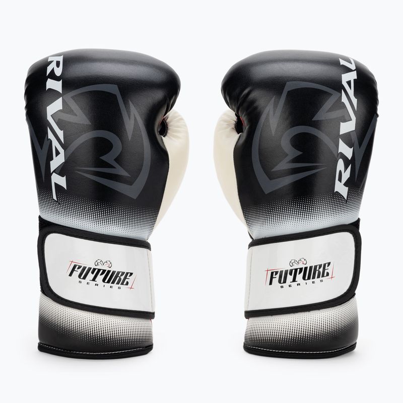Рукавиці боксерські Rival RS-FTR Future Sparring black/white/red