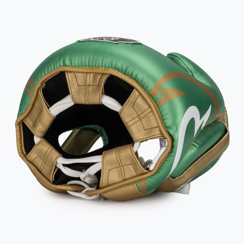 Шолом боксерський Rival RHG100 Professional Headgear green/gold 6