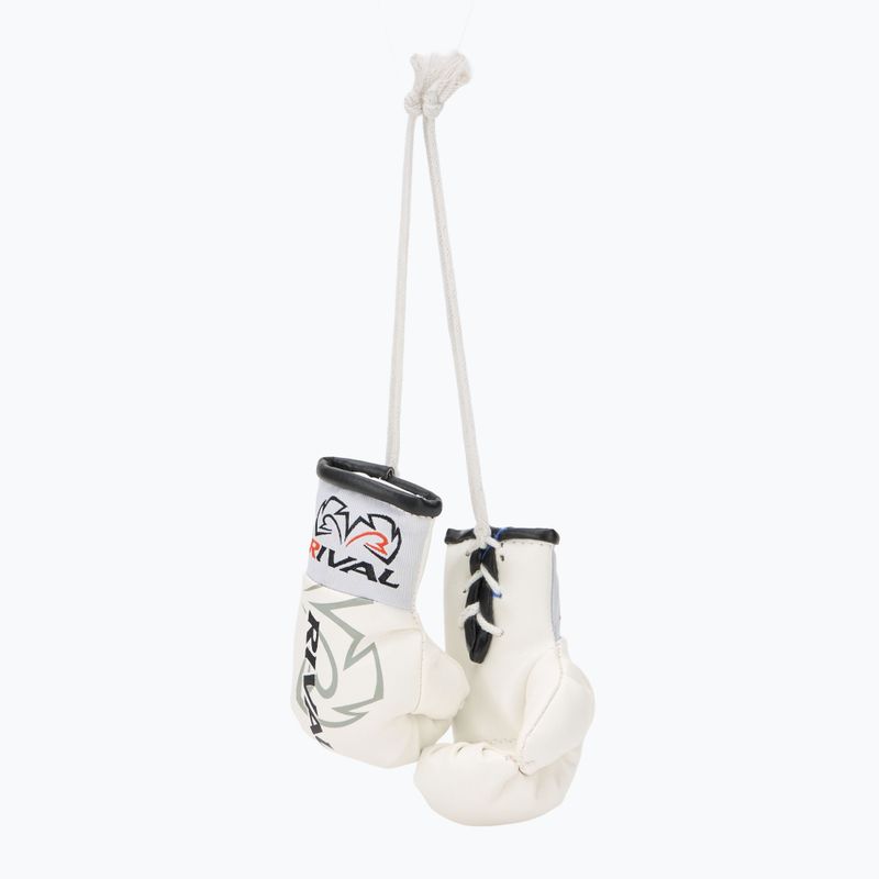 Підвіска на дзеркало рукавиці боксерські Rival Mini white