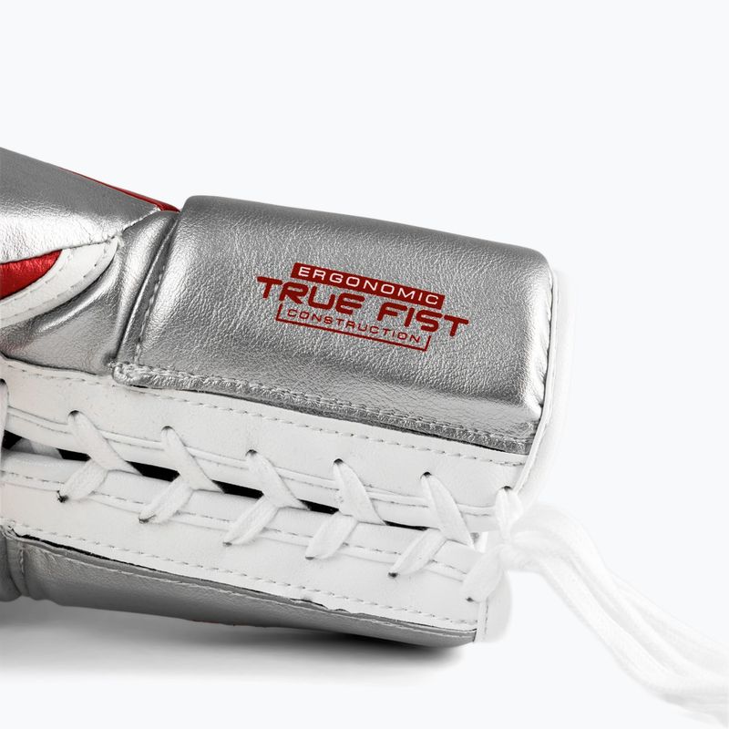 Рукавиці боксерські Rival RS100 Professional red/silver 4