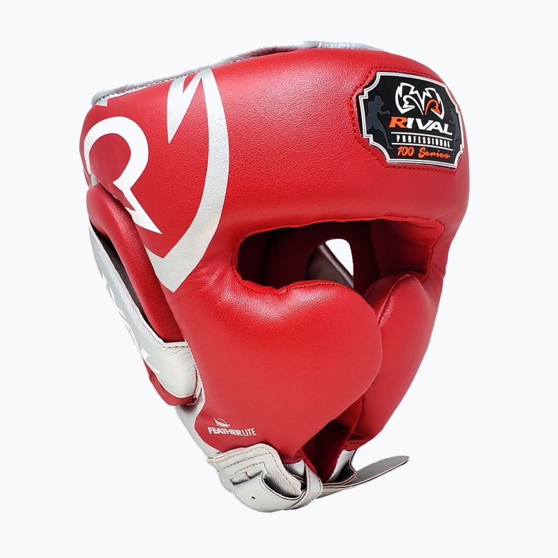 Шолом боксерський Rival RHG100 Professional Headgear red/silver 2