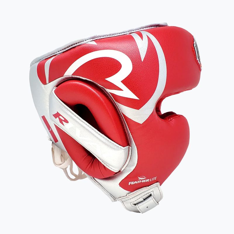 Шолом боксерський Rival RHG100 Professional Headgear red/silver 4
