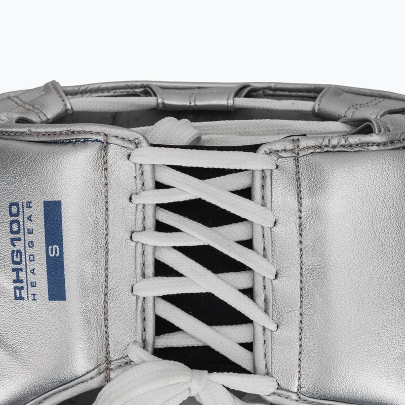 Шолом боксерський Rival RHG100 Professional Headgear blue/silver 5
