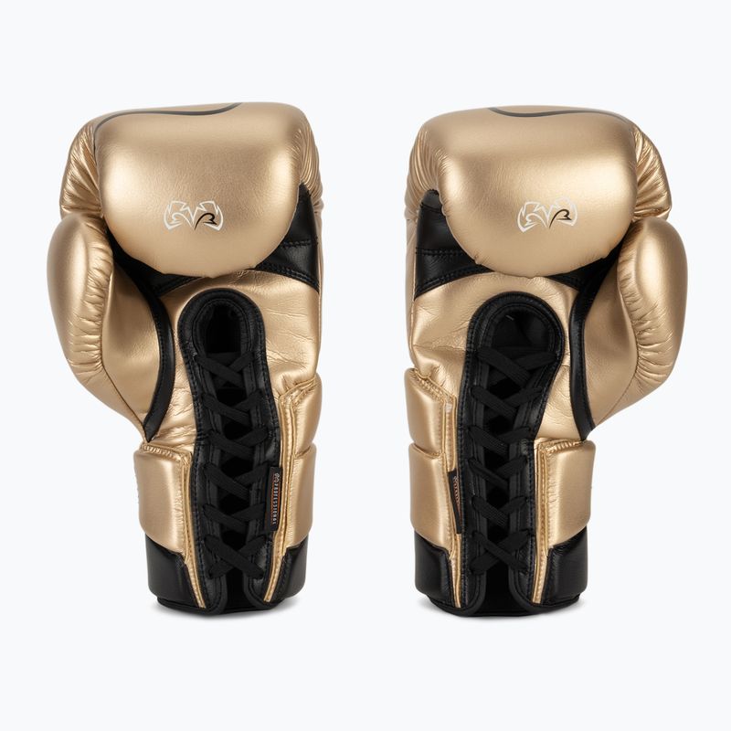 Рукавиці боксерські Rival RS1 Ultra Sparring 2.0 gold 3