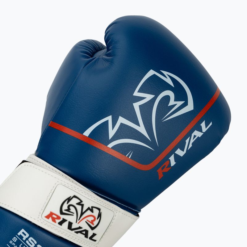 Рукавиці боксерські Rival RS2V Super Sparring 2.0 blue 5