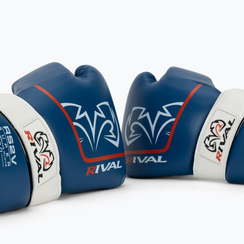 Рукавиці боксерські Rival RS2V Super Sparring 2.0 blue 7