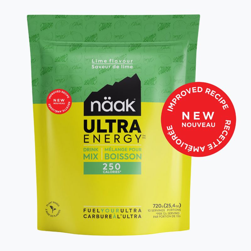 Напій енергетичний Näak Ultra Energy Drink Mix 720 г lime