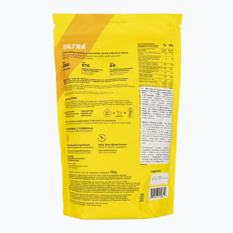 Енергетичний напій Näak Ultra Drink Mix 720 g pineapple ginseng 2