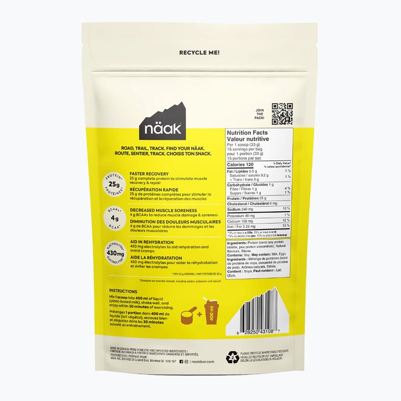 Whey Näak Ultra Recovery Protein Powder 500 г vanilla 2
