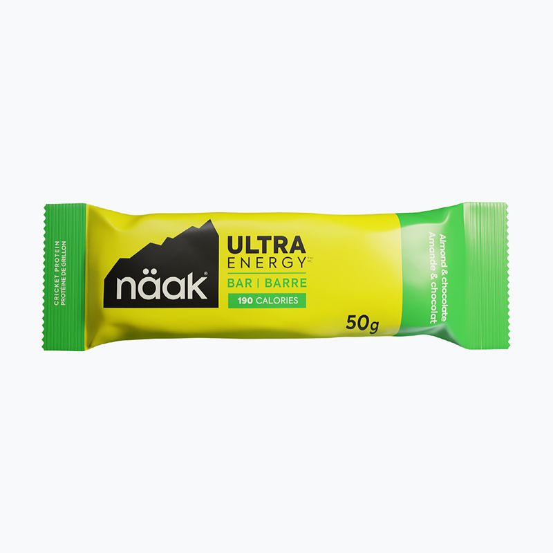 Näak Ultra Energy батончик 50 г мигдаль та шоколад